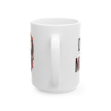 Day of the Dead Skull Ceramic Mug — Día de los Muertos Coffee Cup (11oz, 15oz)