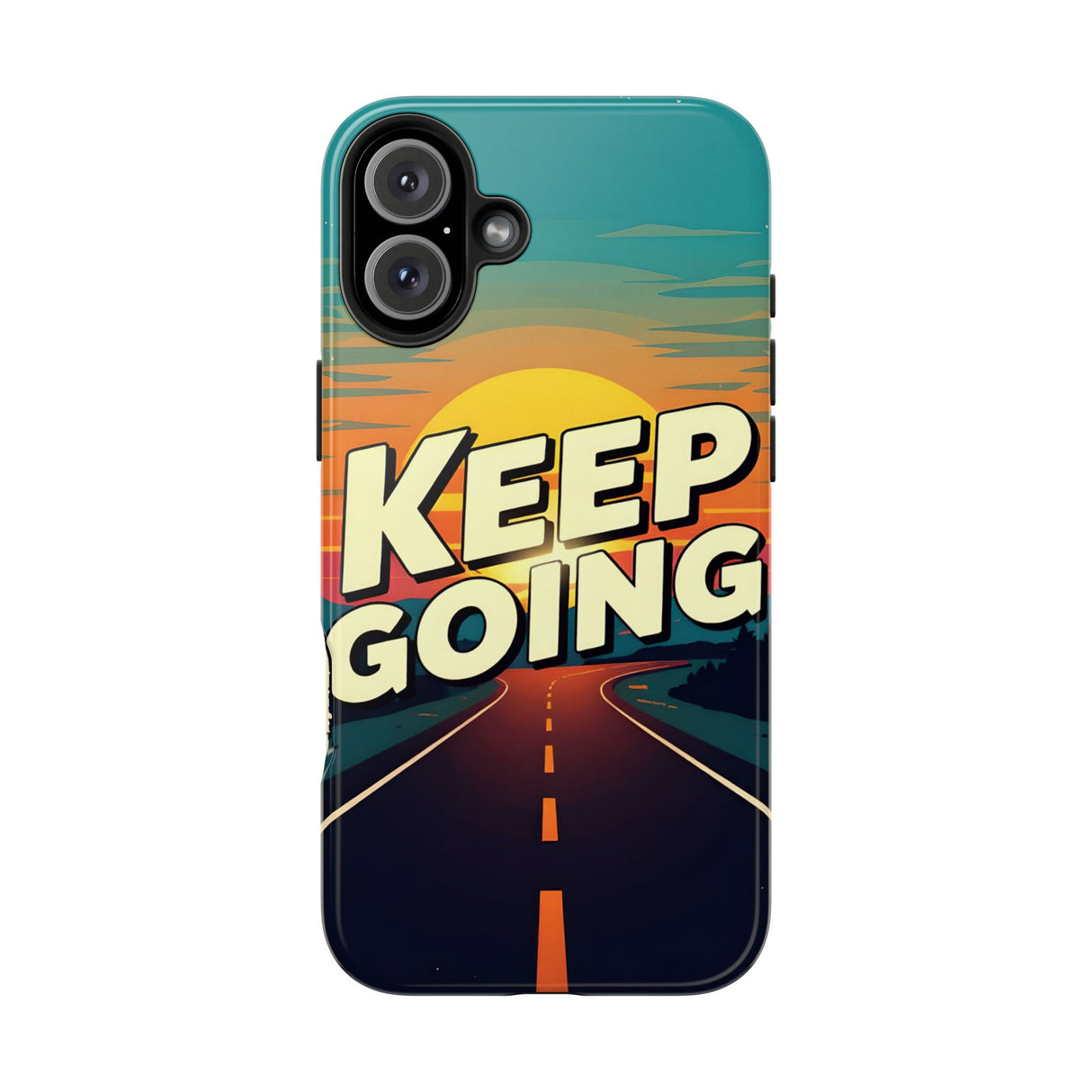 Keep Going Retro. Tough Phone Cases