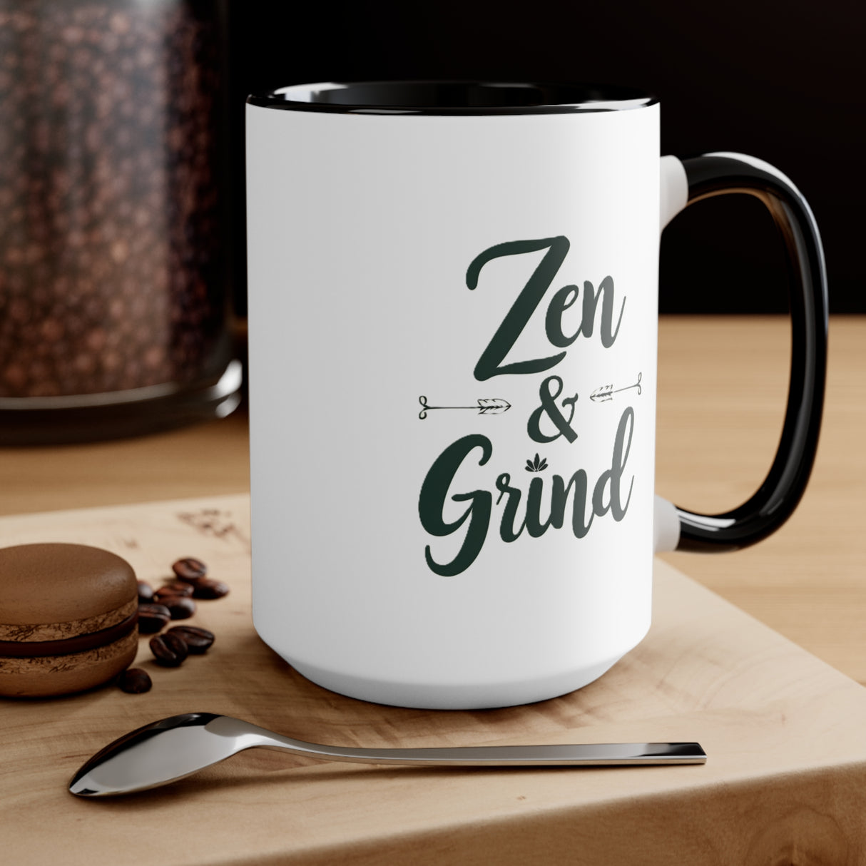 Zen & Grind. Accent Mugs