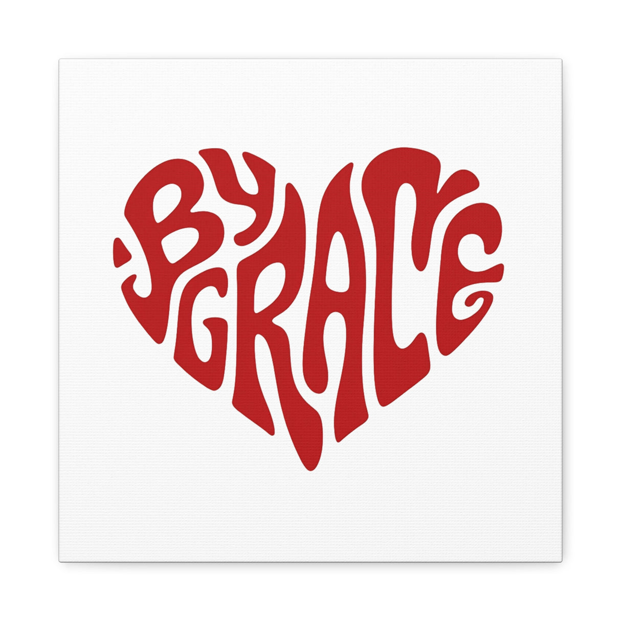 By Grace. Matte Canvas, Stretched, 1.25"