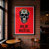 Dia de los Muertos Sugar Skull Poster | Gloss Poster