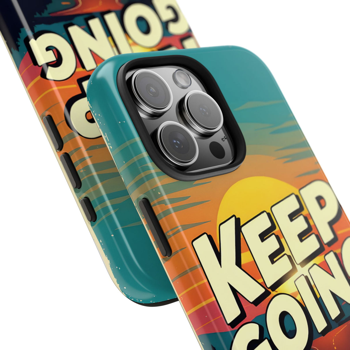 Keep Going Retro. Tough Phone Cases