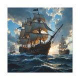 Royal Convoy. Matte Canvas, Stretched, 1.25"