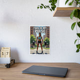 Motivational Fitness Poster — "This Is My Pulse" Deadlift Wall Art