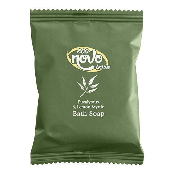 Soap Bar. Calming scent of essential oils, 1.41 oz. Wrapped Glycerin hotel, motel, rentals. 10 x Pack.