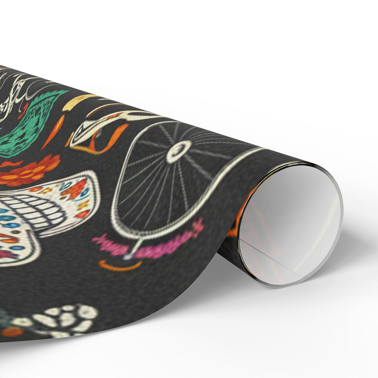 Day of the Dead Gift Wrap — Sugar Skull Halloween Wrapping Paper