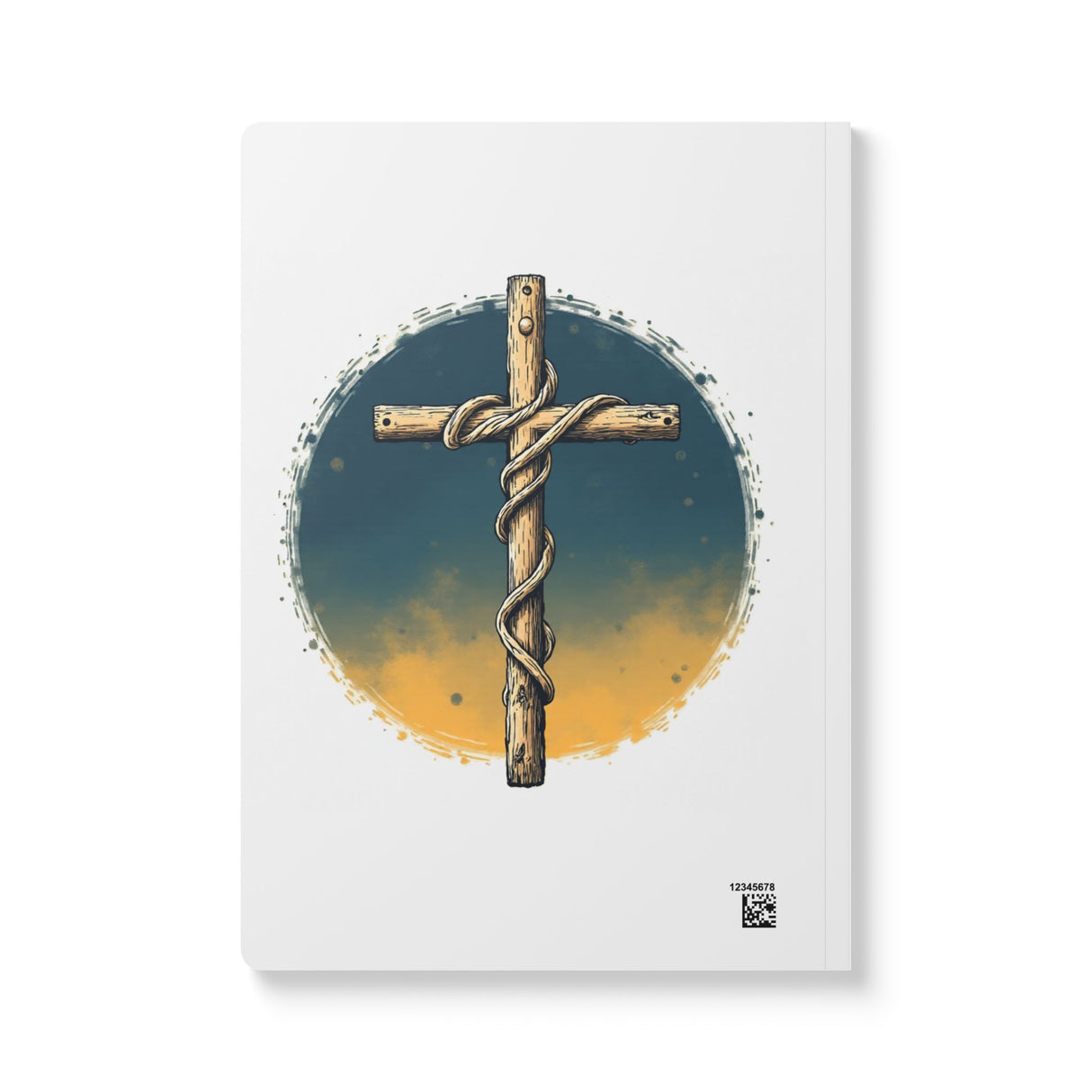 Double Sided. Cross. Let Your Light Shine. Softcover Journal (with Inside Prints)