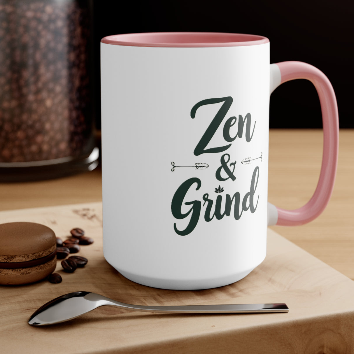 Zen & Grind. Accent Mugs