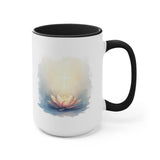 Let Your Light Shine Accent Mug — Inspirational Religious Coffee Cup