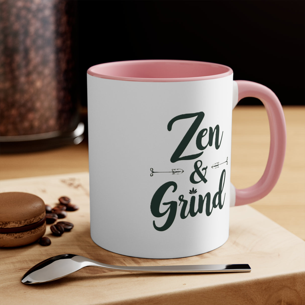 Zen & Grind. Accent Mugs