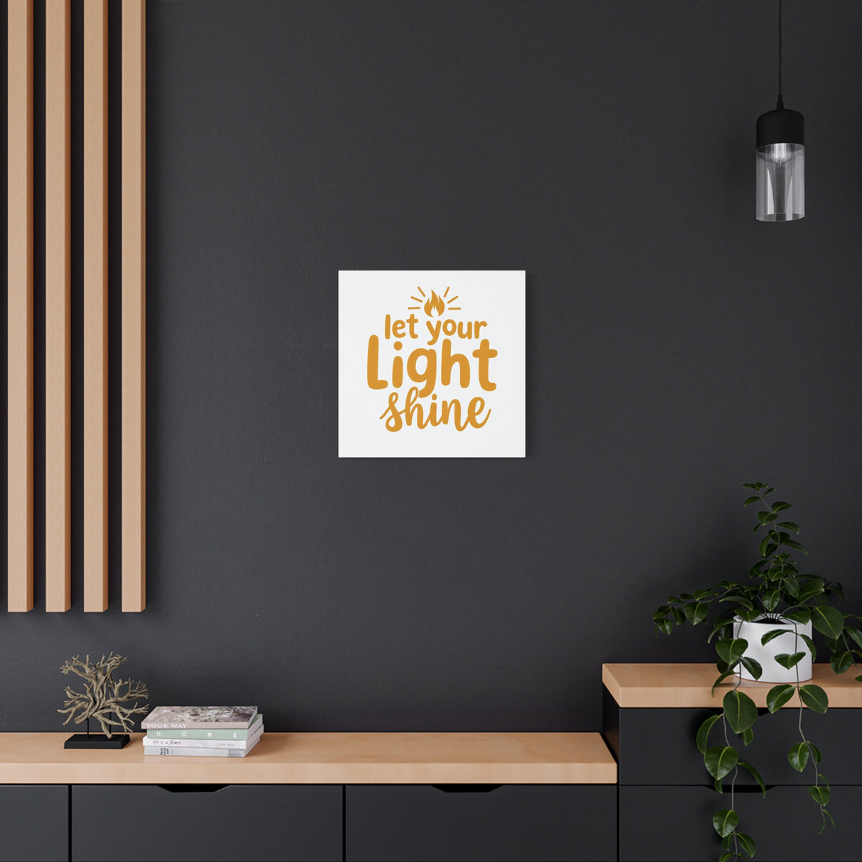 Let Your Light Shine. Matte Canvas, Stretched, 1.25"