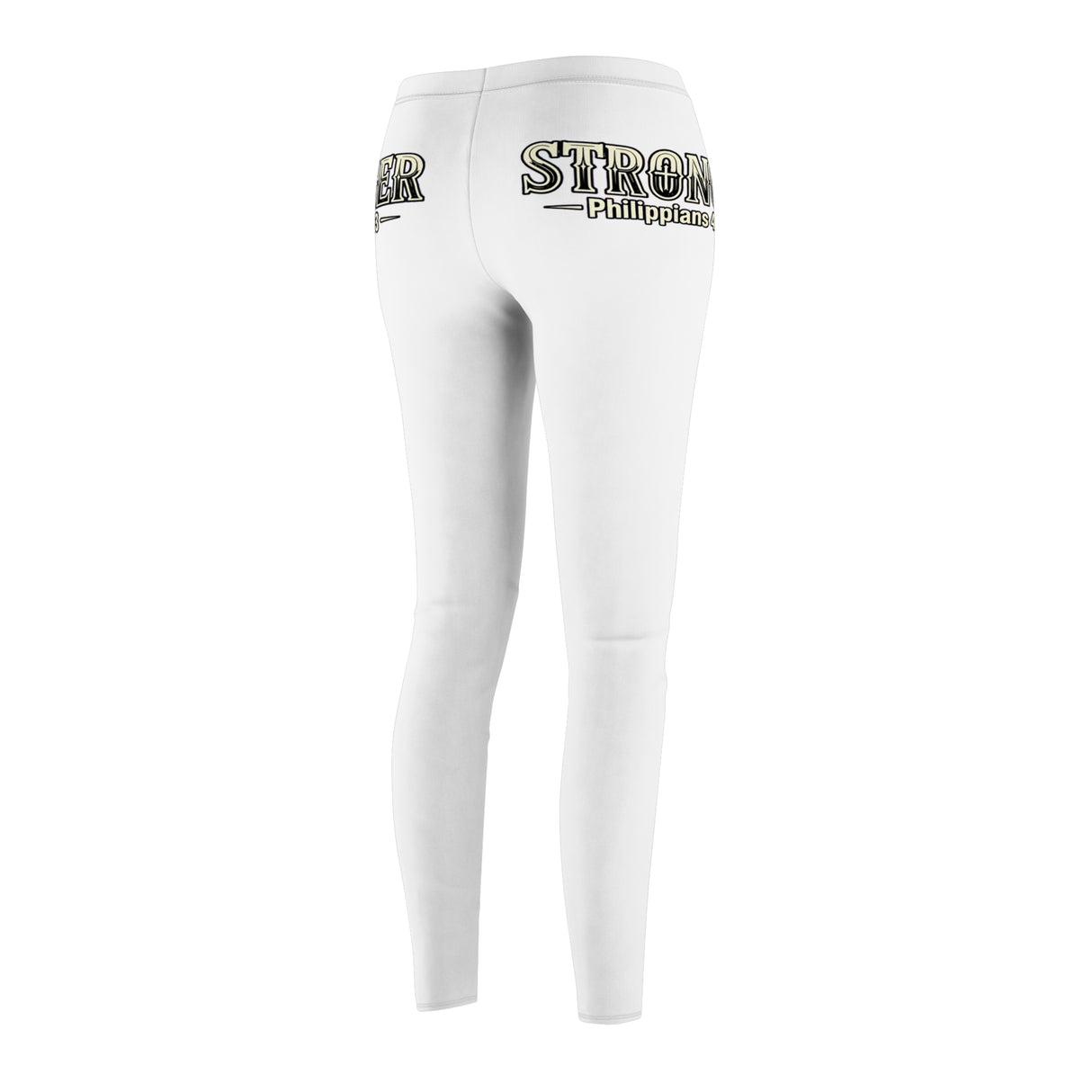 Stronger - Philippians 4:13 Women's Leggings — Faith Inspirational Fitness Yoga Pants
