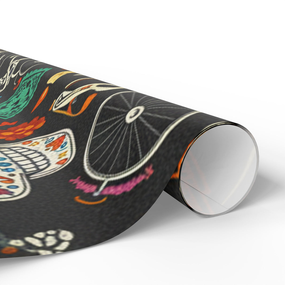 Day of the Dead Gift Wrap — Sugar Skull Halloween Wrapping Paper