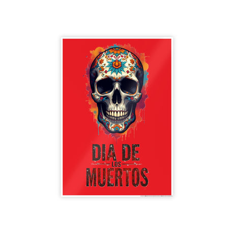 Dia de los Muertos Sugar Skull Poster | Gloss Poster