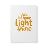 Double Sided. Cross. Let Your Light Shine. Softcover Journal (with Inside Prints)