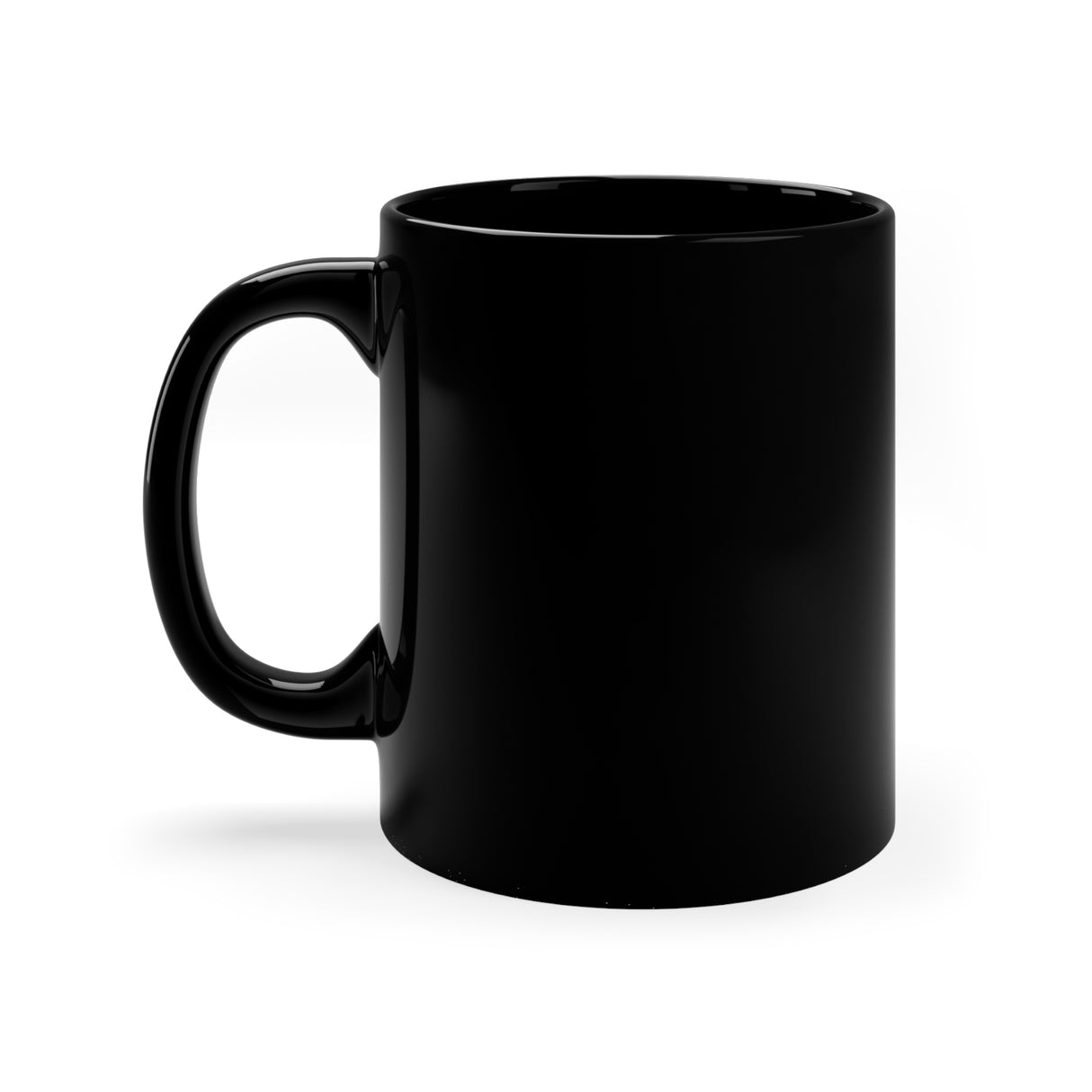 Defy Gravity. Black Coffee Mug, 11oz