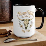 Roam Wild. Stay True. Accent Mugs