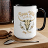 Roam Wild. Stay True. Accent Mugs