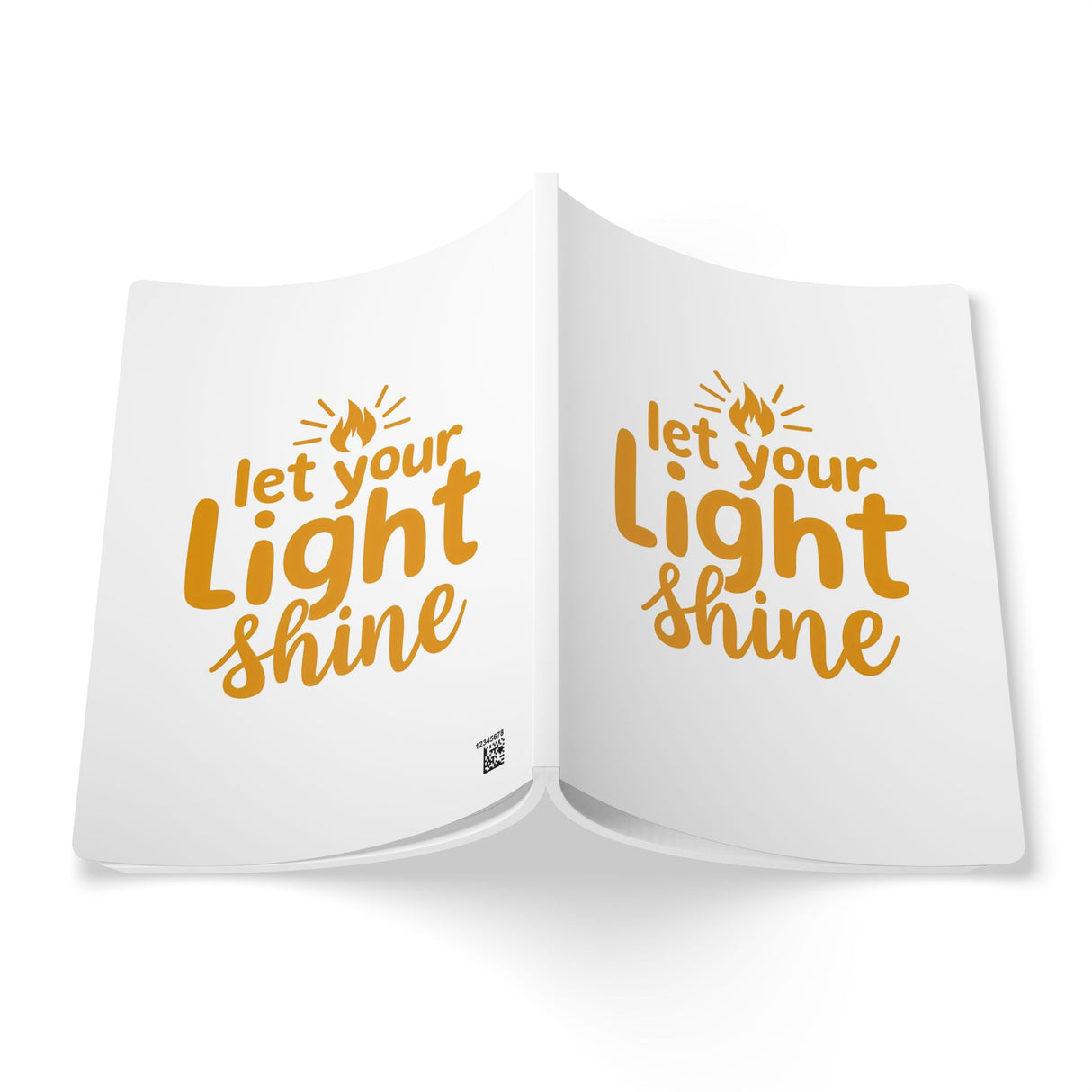Let Your Light Shine Softcover Journal — Inspirational Gratitude & Faith Notebook