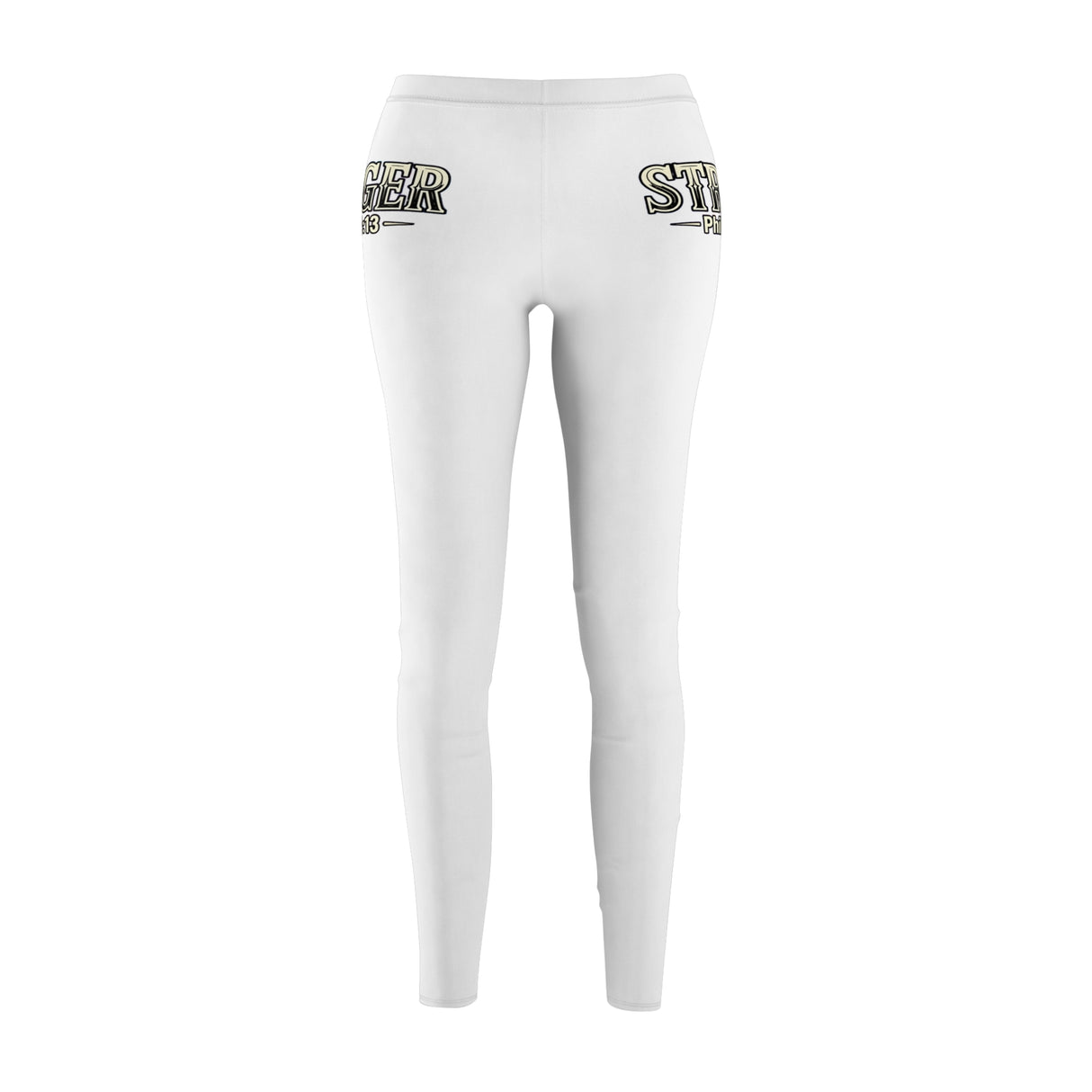Stronger - Philippians 4:13 Women's Leggings — Faith Inspirational Fitness Yoga Pants