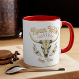 Roam Wild. Stay True. Accent Mugs