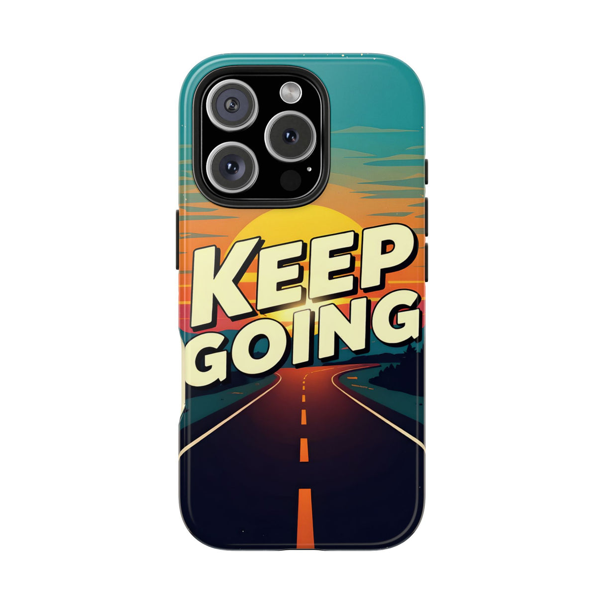 Keep Going Retro. Tough Phone Cases