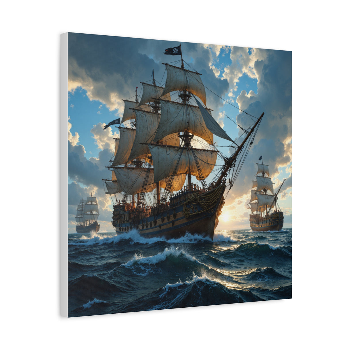 Royal Convoy. Matte Canvas, Stretched, 1.25"