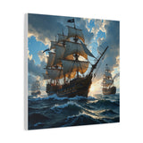 Royal Convoy. Matte Canvas, Stretched, 1.25"