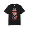 Día de los Muertos Skull T-Shirt. Colorful Sugar Skull Day of the Dead Tee Print Front and Back