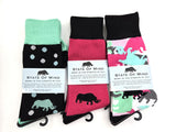Colorful Patterns Unisex Socks. 12 Pairs per Pack. Emergency Relief, Donations, Travel.