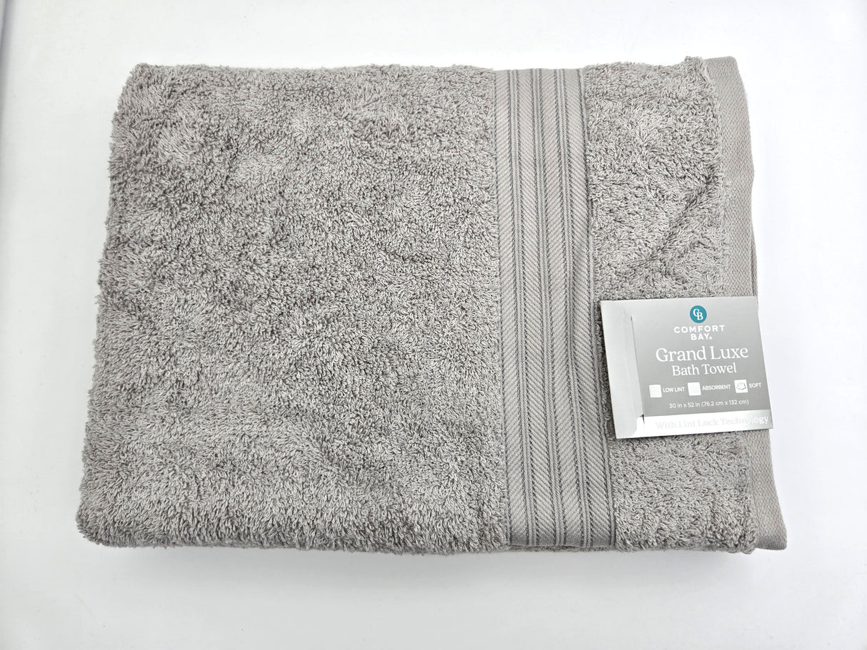 Bath Towel 100% Cotton Absorbent Soft. 4 Towels per Pack. Travel, Home, Donations, Emergency Relief