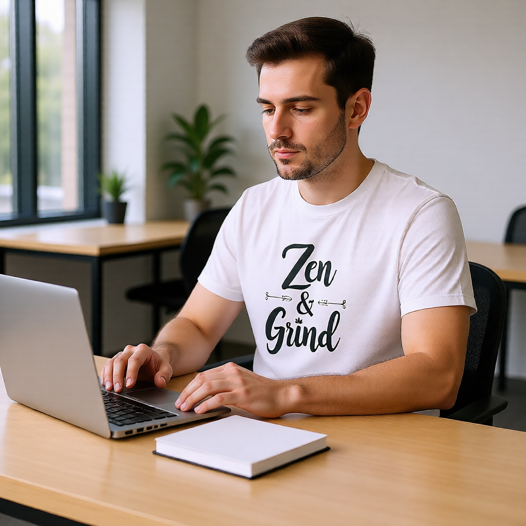 Zen & Grind. Unisex Garment-Dyed T-shirt